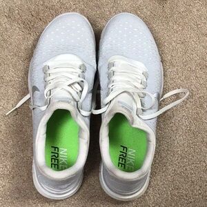 Nike free 3.0 silver / white size 11